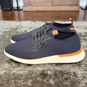 Wolf and Shepherd Navy Swiftknit Derby Sneakers Walking Shoes Size 11